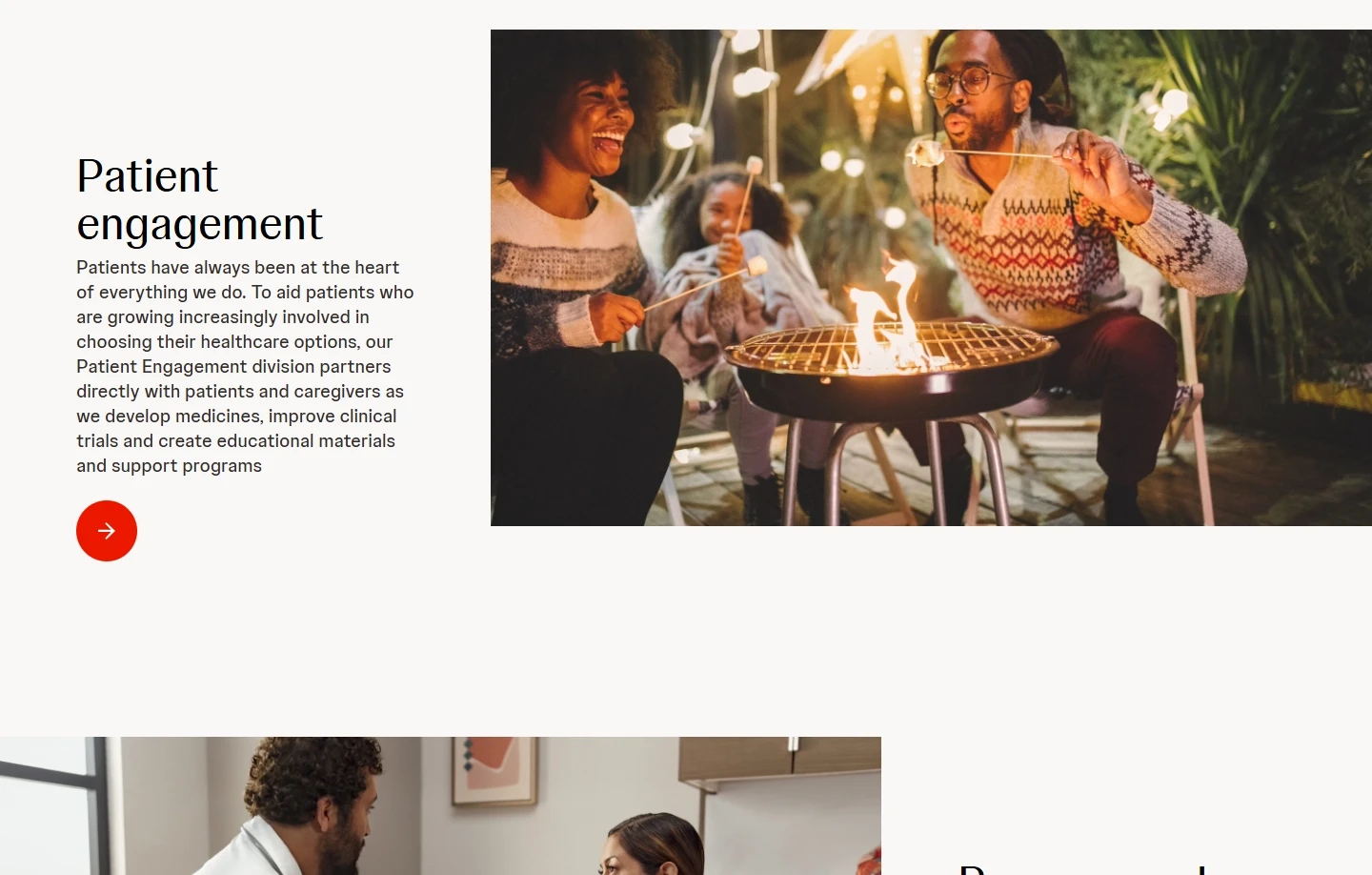 Page content on Innovative Medicine's website